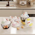 Wrought Iron Kitchen Egg & Produce Basket
