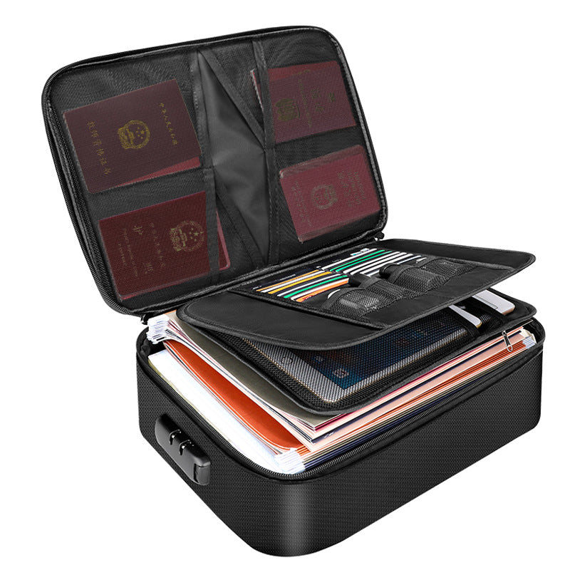 Fireproof Document Organizer Bag | Protect Your Important Papers