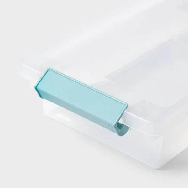 Stackable Clear Storage Bin with Locking Lid