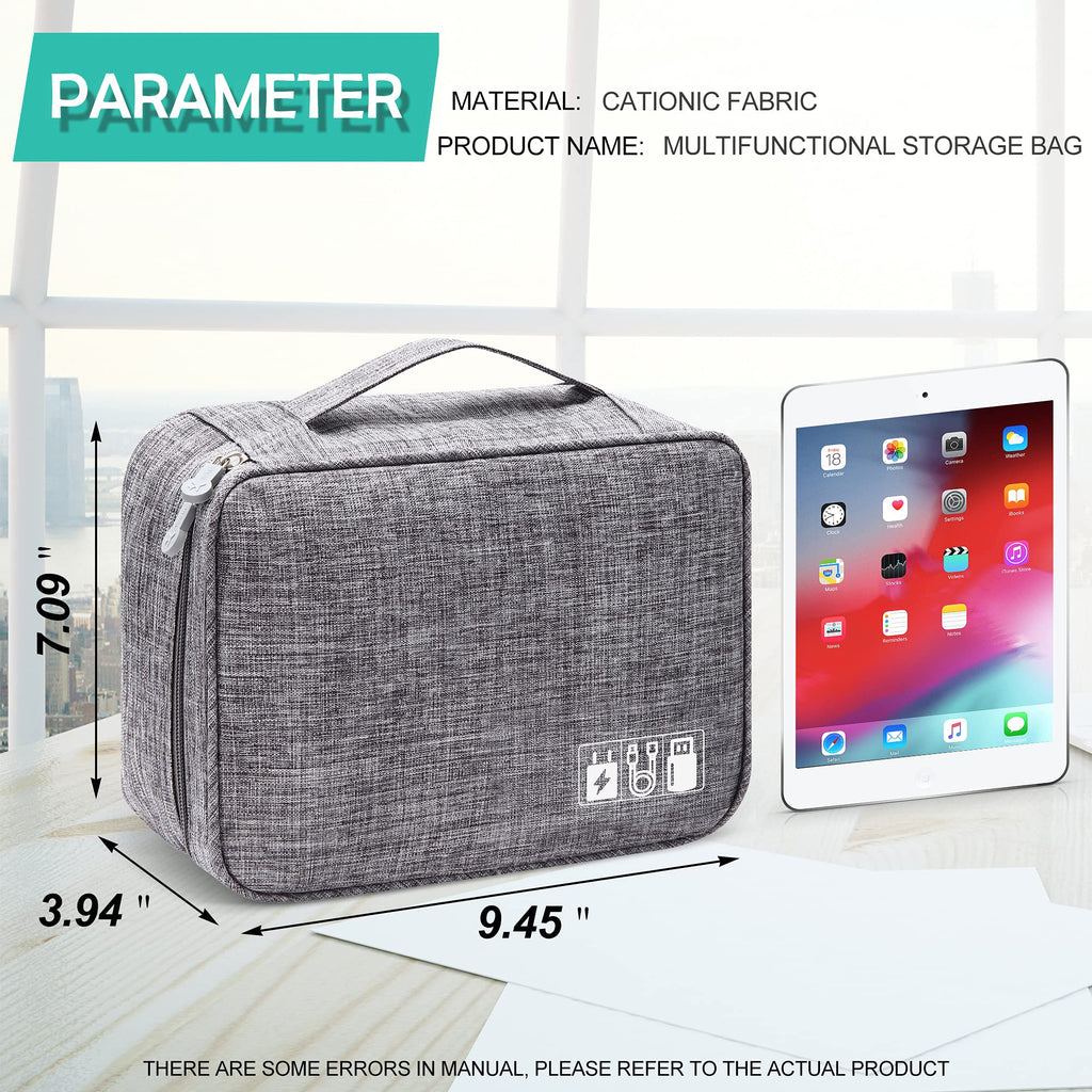 Electronics Travel Organizer | Structured Case for Tech & Cables