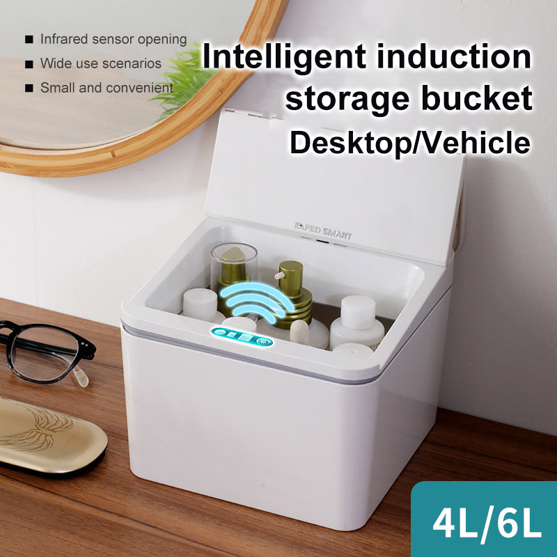 Touchless Motion-Sensor Waste Bin