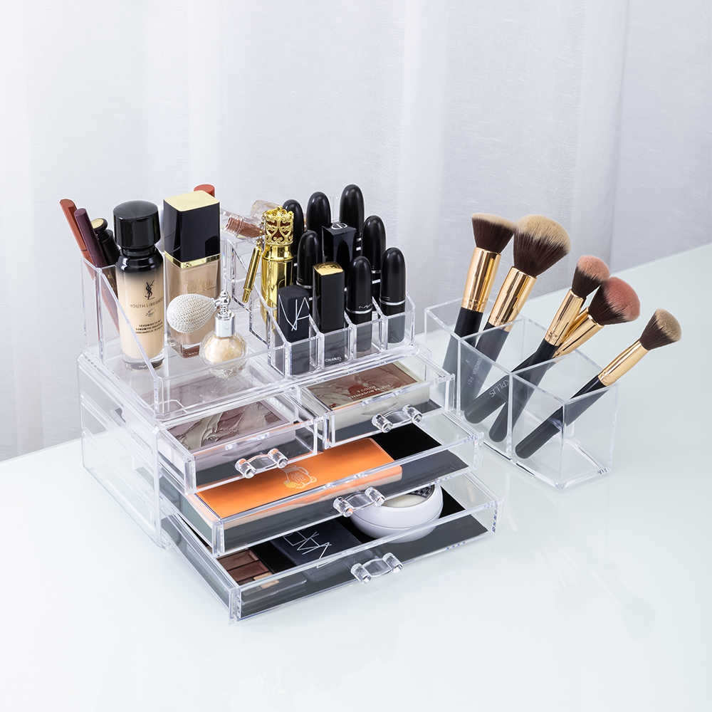 Makeup Organizer Storage Set | Countertop Beauty Organizer
