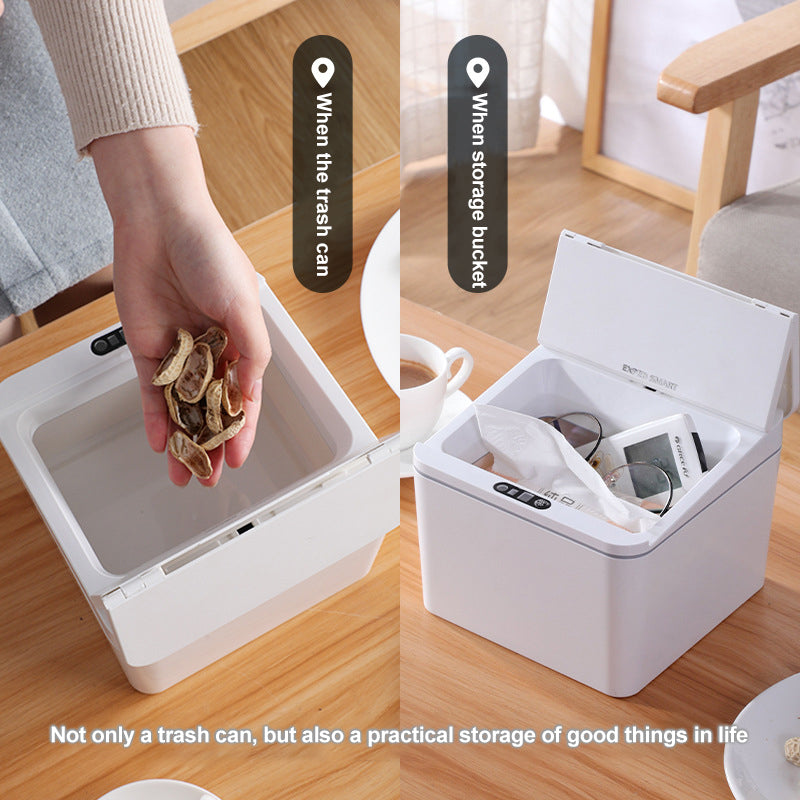 Touchless Motion-Sensor Waste Bin