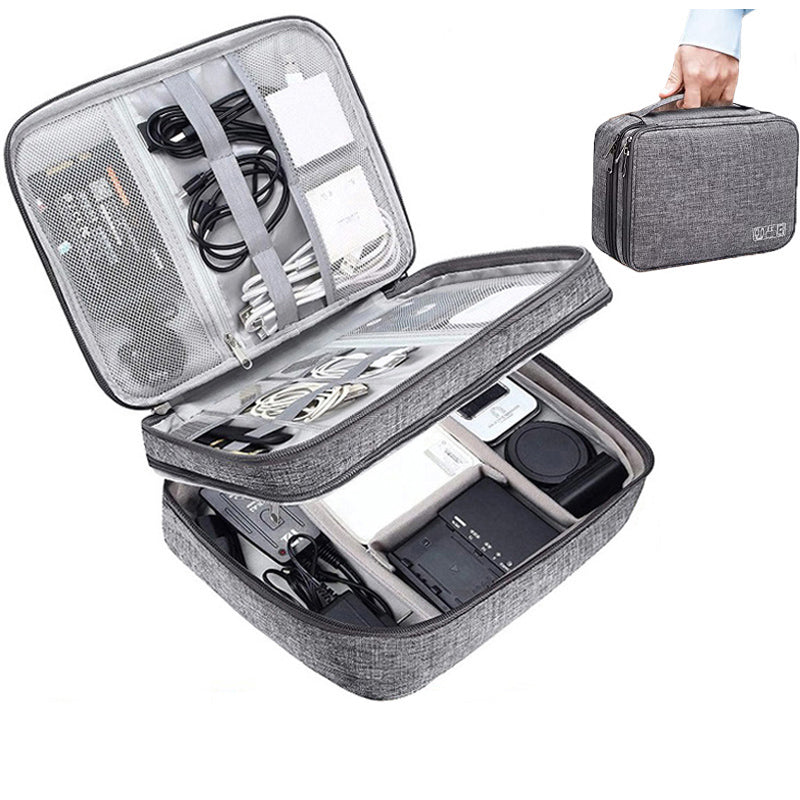 Waterproof Electronics Travel Organizer | Cable & Charger Case